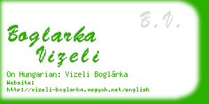 boglarka vizeli business card